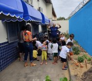 DIA DE PLANTAR RABANETES COM O CMEI REGIONAL SILVESTRE - PEQUENOS HORTICULTORES NO PROJETO COLORIR SUSTENTÁVEL