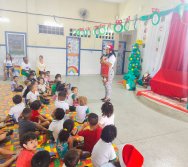 CHEGADA DE PAPAI NOEL - CMEI REGIONAL SILVESTRE