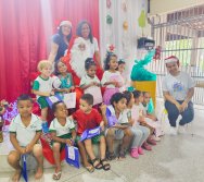 CHEGADA DE PAPAI NOEL - CMEI REGIONAL SILVESTRE