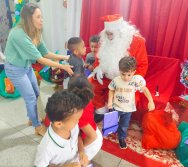 CHEGADA DE PAPAI NOEL - CMEI REGIONAL SILVESTRE
