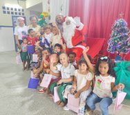 CHEGADA DE PAPAI NOEL - CMEI REGIONAL SILVESTRE