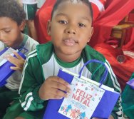 CHEGADA DE PAPAI NOEL - CMEI REGIONAL SILVESTRE