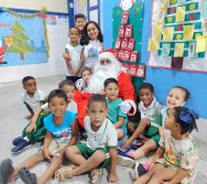 CHEGADA DE PAPAI NOEL - CMEI REGIONAL SILVESTRE