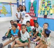 CHEGADA DE PAPAI NOEL - CMEI REGIONAL SILVESTRE