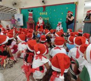 CHEGADA DE PAPAI NOEL - CMEI VERA CALMON