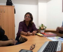 REUNIÃO NA SEMED COM SRA. SILVANIA - RESPONSÁVEL PELOS PROJETOS ESPECIAIS DA PMVV