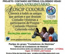SEJA VOLUNTÁRIO - PROJETO CONTANDO HISTÓRIAS COLORINDO VIDAS!