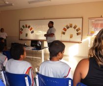 PARTICIPAÇÃO NO CAFÉ LITERÁRIO DA EMEF JONAS FARIAS - NOVA CARAPINA I - SERRA