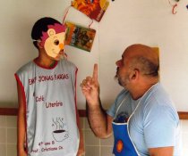 PARTICIPAÇÃO NO CAFÉ LITERÁRIO DA EMEF JONAS FARIAS - NOVA CARAPINA I - SERRA