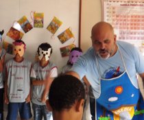 PARTICIPAÇÃO NO CAFÉ LITERÁRIO DA EMEF JONAS FARIAS - NOVA CARAPINA I - SERRA