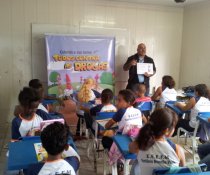 SENSIBILIZAÇÃO AOS ALUNOS DOS 5º E 6º ANOS PARA IMPLANTAÇÃO DO COLORIR SUSTENTÁVEL - CARIACICA