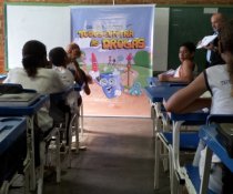 SENSIBILIZAÇÃO AOS ALUNOS DOS 5º E 6º ANOS PARA IMPLANTAÇÃO DO COLORIR SUSTENTÁVEL - CARIACICA