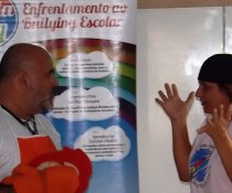PROJETO CUIDA DE MIM - ENFRENTAMENTO AO BULLYING ESCOLAR - ESCOLA SÃO BERNARDO - JD CAMBURI - VITÓRIA - ES