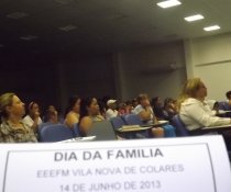 ESCOLA DE PAIS - EEEFM VILA NOVA DE COLARES - SERRA - ES (AÇÃO VOLUNTÁRIA)
