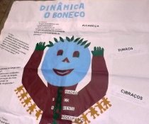 DINÂMICA O BONECO NO CURSO SUSTENTABILIDADE MINISTRADO NA EMEF VALÉRIA MARIA MIRANDA