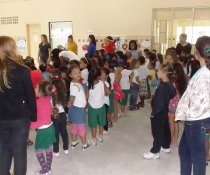 LANÇAMENTO DO PROGRAMA COLORIR SUSTENTÁVEL NO CMEI CORA CORALINA - SERRA - ES - VESPERTINO