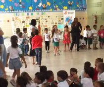 LANÇAMENTO DO PROGRAMA COLORIR SUSTENTÁVEL NO CMEI CORA CORALINA - SERRA - ES - VESPERTINO