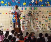 LANÇAMENTO DO PROGRAMA COLORIR SUSTENTÁVEL NO CMEI CORA CORALINA - SERRA - ES - VESPERTINO