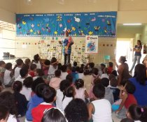 LANÇAMENTO DO PROGRAMA COLORIR SUSTENTÁVEL NO CMEI CORA CORALINA - SERRA - ES - VESPERTINO