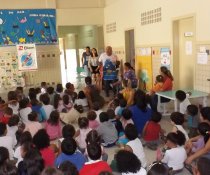 LANÇAMENTO DO PROGRAMA COLORIR SUSTENTÁVEL NO CMEI CORA CORALINA - SERRA - ES - VESPERTINO