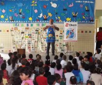 LANÇAMENTO DO PROGRAMA COLORIR SUSTENTÁVEL NO CMEI CORA CORALINA - SERRA - ES - VESPERTINO