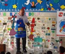 LANÇAMENTO DO PROGRAMA COLORIR SUSTENTÁVEL NO CMEI CORA CORALINA - SERRA - ES - VESPERTINO