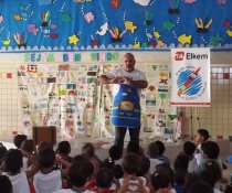 LANÇAMENTO DO PROGRAMA COLORIR SUSTENTÁVEL NO CMEI CORA CORALINA - SERRA - ES - VESPERTINO