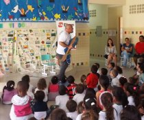 LANÇAMENTO DO PROGRAMA COLORIR SUSTENTÁVEL NO CMEI CORA CORALINA - SERRA - ES - VESPERTINO