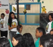 PC3ES - MOSTRA CULTURAL NA EMEF ANTÔNIO V. REZENDE - SERRA. MAT e VESP