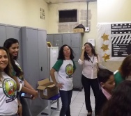 PC3ES - MOSTRA CULTURAL NA EMEF ANTÔNIO V. REZENDE - SERRA. MAT e VESP