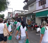 PC3ES  - CULMINÂNCIA DO PROJETO NA ESCOLA PROF ERNESTO NASCIMENTO COM PASSEATA NA RUA
