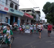 PC3ES  - CULMINÂNCIA DO PROJETO NA ESCOLA PROF ERNESTO NASCIMENTO COM PASSEATA NA RUA