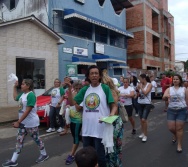 PC3ES  - CULMINÂNCIA DO PROJETO NA ESCOLA PROF ERNESTO NASCIMENTO COM PASSEATA NA RUA