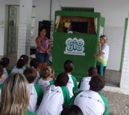 PC3ES  - CULMINÂNCIA DO PROJETO NA ESCOLA PROF ERNESTO NASCIMENTO COM PASSEATA NA RUA