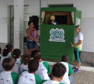 PC3ES  - CULMINÂNCIA DO PROJETO NA ESCOLA PROF ERNESTO NASCIMENTO COM PASSEATA NA RUA