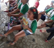 PC3ES  - CULMINÂNCIA DO PROJETO NA ESCOLA PROF ERNESTO NASCIMENTO COM PASSEATA NA RUA