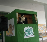 PC3ES  - CULMINÂNCIA DO PROJETO NA ESCOLA PROF ERNESTO NASCIMENTO COM PASSEATA NA RUA