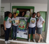 PC3ES  - CULMINÂNCIA DO PROJETO NA ESCOLA PROF ERNESTO NASCIMENTO COM PASSEATA NA RUA