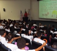 PALESTRA TODOS CONTRA O  BULLYING NO SENAC - 300 ADOLESCENTES CAPACITADOS