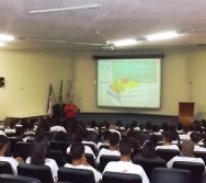 PALESTRA TODOS CONTRA O  BULLYING NO SENAC - 300 ADOLESCENTES CAPACITADOS