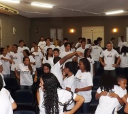 PALESTRA TODOS CONTRA O  BULLYING NO SENAC - 300 ADOLESCENTES CAPACITADOS