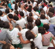  ETAPA COOPERAR do Projeto Colorir hoje no CMEI INTEGRACAO - SERRA - ES.