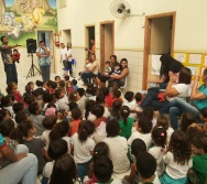  ETAPA COOPERAR do Projeto Colorir hoje no CMEI INTEGRACAO - SERRA - ES.