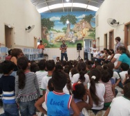  ETAPA COOPERAR do Projeto Colorir hoje no CMEI INTEGRACAO - SERRA - ES.