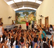  ETAPA COOPERAR do Projeto Colorir hoje no CMEI INTEGRACAO - SERRA - ES.