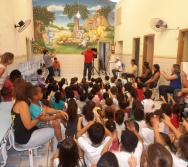  ETAPA COOPERAR do Projeto Colorir hoje no CMEI INTEGRACAO - SERRA - ES.