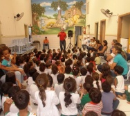  ETAPA COOPERAR do Projeto Colorir hoje no CMEI INTEGRACAO - SERRA - ES.