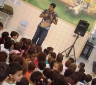  ETAPA COOPERAR do Projeto Colorir hoje no CMEI INTEGRACAO - SERRA - ES.