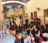  ETAPA COOPERAR do Projeto Colorir hoje no CMEI INTEGRACAO - SERRA - ES.