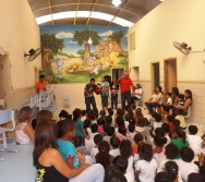  ETAPA COOPERAR do Projeto Colorir hoje no CMEI INTEGRACAO - SERRA - ES.